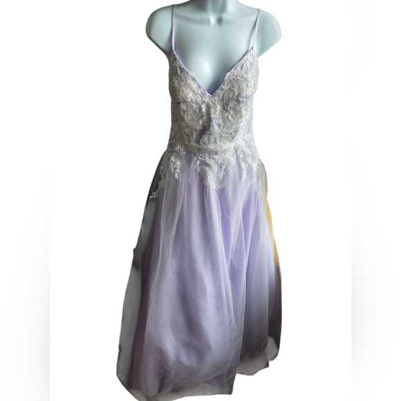 Macy's Dresses & Skirts - NWT Macy's Say Yes to the Prom Purple White Tulle Dress Size 11/12